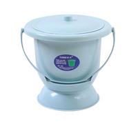 Bouteille d'urine,Urinoir pour hommes Urinoir portable avec bassin de lit, pot de chambre, seau à urine, seau à pipi, urinoir de chevet, crachoir épais unisexe avec couvercle(Onecolor)