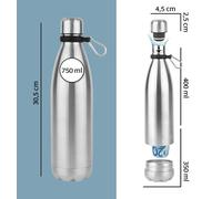 Bouteille en acier inoxydable Safe