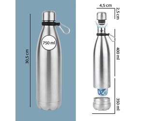 Bouteille en acier inoxydable Safe