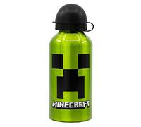 Stor BOUTEILLE EN ALUMINIUM POUR ENFANTS DE 400 ML | MINECRAFT CREEPER GREEN