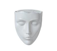 Bouteille en céramique en forme de visage artistique - Décoration murale multifonctionnelle pour pendaison de crémaillère, anniversaire ou fête des amoureux - Pot de fleurs unique pour la maison