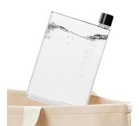 Bouteille en papier pour mémo - Fask Livre A5, en plastique fin | Matériau sans BPA avec profil fin portable pour un usage quotidien, idéal pour les étudiants, les sacs de randonnée, les bagages Aero