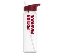 Bouteille en plastique 70cl HYDRO FUN modèle "potion magique" rouge