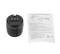 Bouteille en Plastique avec Mot de Passe, Serrure à Combinaison, Bouchon de Vin, Bouchon Sous Vide, Décoration élégante, sans Danger pour Pub, Maison, Magasin, Hôtel, pour