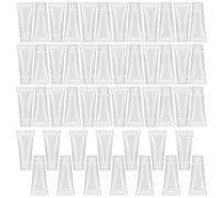 Bouteille en Plastique Vide Portable de 20 ML, Format Voyage, shampoing, Gel Douche, Lotion, Tube pour Articles de Toilette, liquides cosmétiques, 50 pièces, Transparent