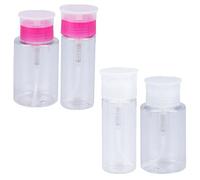 Bouteille En Plastique Vide Pour Dissolvant De Vernis À Ongles, 1 Pièce, 180/100ml, Alcool Liquide, Transparent, Nettoyant Pour Gel Uv