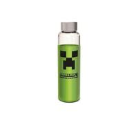 Stor Bouteille en verre borosilicate Minecraft avec étui silicone 585 ml