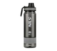 Bouteille en Tritan - NILS CAMP - NCD07 - Gris - 700 ml - Hauteur 25 5 cm - Diamètre 7 3 cm - Poignée supplémentaire