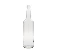Bouteille en verre 1 000 ml, col droit, ouverture : PP 28