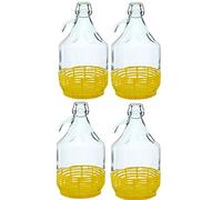 BOUTEILLE eN vERRE 4 x gÄRBALLON bALLON bOUCHON bDP5D bONBONNE à vIN 5 l
