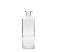 Bouteille en verre 500 ml Apotheker Carré, carrée, ouverture : liège