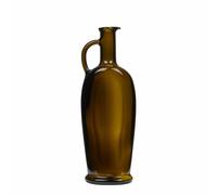 Bouteille en verre 500 ml « Eleganta », ovale, vert antique, ouverture : bouchon en liège