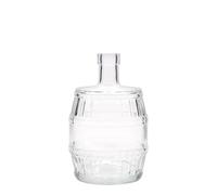 Bouteille en verre 500 ml « fût », ouverture : bouchon en liège