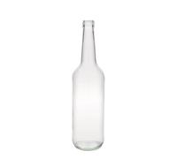 Bouteille en verre 700 ml à col droit, ouverture : PP 28