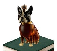 Bouteille en verre à whisky - Carafe en forme de chien, récipient à liqueur créatif, distributeur d'alcool élégant, statue d'animal, accessoire de bar vintage | Porte-spiritueux décoratif pour whisky