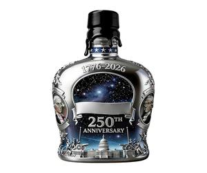 Bouteille en verre à whisky - Récipient à bourbon de 350 ml, anniversaire américain | Liqueur de collection pour fête, maison, bar, vitrine, restaurant, hôtel, club, salle à manger, animateurs de