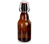 Bouteille en verre avec clip - Orion - 340 ml - Verre foncé - Fermeture étanche