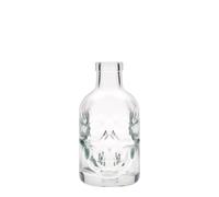 Bouteille en verre de 200 ml « Tête de mort », ouverture : liège