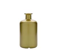 Bouteille en verre de 500 ml, style apothicaire, dorée, ouverture : bouchon en liège