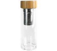 AltoBuy Bouteille en Verre Double Paroi 33cl avec Infuseur
