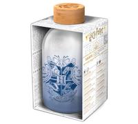 Stor Bouteille en verre Harry Potter Motif Poudlard – Couvercle en bambou réutilisable 620 ml