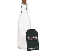 Bouteille en verre KOTARBAU® avec bouchon en liège 225 ml
