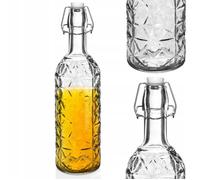 Bouteille en verre - Orion - 750ml - Fermeture à clip - Rétro - Décorative