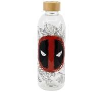 Stor Bouteille en verre Deadpool – Grande, réutilisable et transportable – Transparent