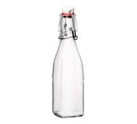 Bouteille En Verre Swing Carrée Bormioli Rocco Bouchon Mécanique Étanche 1 lt