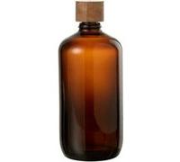 Bouteille en Verre "Vintage" 33cm Marron G