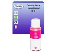 Bouteille encre compatible avec HP 31 pour HP Smart Tank Plus 555 Wireless All-in-One- Magenta - 70ml - T3AZUR G