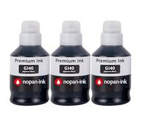 Bouteille Encre GI-40 GI-41 GI-43 GI-46 GI-50 GI-51 GI-53 GI-55 GI-56 GI-590 3385C001 4528C001 4698C001 4411C001 0663C001 Noir Compatible pour Canon Maxify GX1050 GX2050 Pixma G1400 G2410 Pack 3