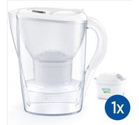 BRITA Carafe filtrante Marella blanche + 1 cartouche filtrante MAXTRA PRO All-in-1 - Nouveau MAXTRA +