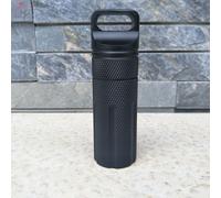 Bouteille Étanche Portable 1 Pièce, Bouteille De Médicaments De Survie D'urgence En Plein Air, Camping Edc Boîte D'allumettes Étanche À L'humidité