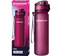 Bouteille filtrante AQUAPHOR + 1 cartouche filtrante 0,8 l bordeaux