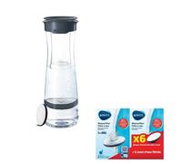 Bouteille filtrante Brita Gris Foncé + 7 filtres MicroDisc inclus