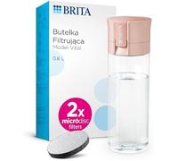 Bouteille filtrante BRITA - Vital - Abricot - 2 filtres MicroDisc - 600 ml