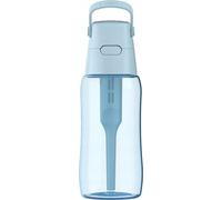 Bouteille filtrante Dove Blue 0,5l avec tuyau & filtre à charbon, sans BPA, style urbain, édition DODA & DAFI