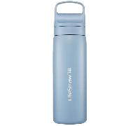 Bouteille Filtrante en Acier Inoxydable LifeStraw; 18oz; Bleu Islandais LGV418IBWW