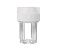 Bouteille filtrante en PET de 12,7 cm avec design transparent, préfiltre efficace pour une meilleure qualité de l'eau potable (6,35 mm)