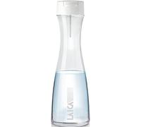 Bouteille filtrante instantanée en verre, capacité de 1,1 litre