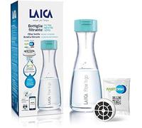 Bouteille filtrante - LAICA - Flow'n Go - Réduit le chlore - Préserve les sels minéraux - Bleu Clair/Transparent
