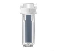 Bouteille filtrante pour purificateur d'eau de 25,4 cm, boîtier en PET à 2 points pour systèmes de maison et de camping-car, unité de pré-filtre compatible en blanc ou transparent (A)