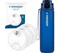 Bouteille filtrante Wessper 0,5L Pour l'école Pour les enfants + 3 filtres à eau