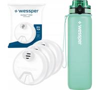 Bouteille filtrante Wessper 0,5L Pour l'école Pour les enfants + 3 filtres à eau