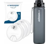 Bouteille filtrante Wessper 0,5L Pour l'école Pour les enfants + 3 filtres à eau