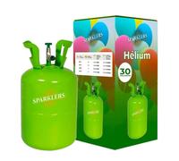 Bouteille Gaz Hélium pour 30 Ballons gonflables, Bonbonne de 0,20m3 - Moyenne Bouteille Jetable, ballon pour Anniversaire, Mariage et Fête - Livraison 24/48H - SPARKLERS CLUB®