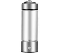 Bouteille génératrice d'eau hydrogène, Machine ioniseur d'eau hydrogène Portable, Concentration d'hydrogène 3 Minutes 700-1000PPB pour améliorer qualité l'eau alcaline, Verre borosilicaté élevé
