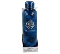 Stor – Bouteille réutilisable et transportable 515 ml – Acier inoxydable – Motif Poudlard – Bleu