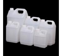Bouteille hermétique en plastique avec couvercle, récipient de stockage de grande capacité, huile scellée de qualité alimentaire, yaourt Jerrican, 1/2/3/4/5/6/10L Blanc 10L